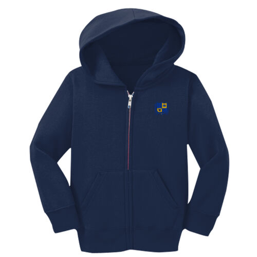 LC - Toddler Core Fleece Full Zip Hooded Sweatshirt Thumbnail