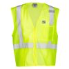 Unisex Single Pocket Zipper Mesh Vest Thumbnail